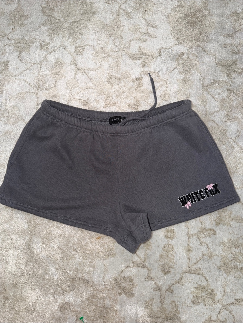 White Fox Boutique Grey Women's Athletic Shorts